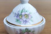 Mustard Jar &amp; Lid Irish Blossom by Royal Tara  Vintage from the 1970s