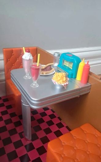 Our Generation American Diner with Doll, Food and Accessories
