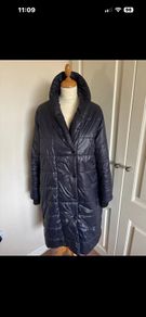Carolyn Donnelly navy quilted coat size 10