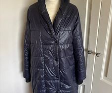 Carolyn Donnelly navy quilted coat size 10