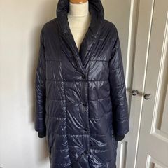 Carolyn Donnelly navy quilted coat size 10