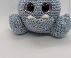 handmade crochet monster