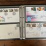 Collection of  78 UK First Day Cover stamps 1993 to 1998 in album Image 9