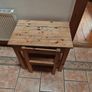 Small Wooden Table with Chair Image 3
