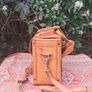 1940's Pigskin Leather Camera Shoulder Bag Image 4