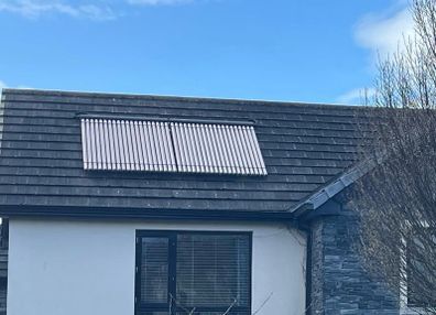 Two Tube Solar Thermal Collector Panels