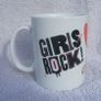 POWERPUFF GIRLS (Girls Rock!) - a colourful & decorative Kinnerton mug (early 2000s) Image 3