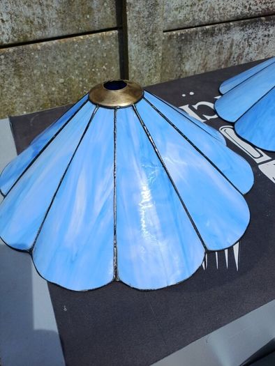Vintage Stained Glass Ceiling Shades