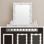 Dressing Table with LED Mirror White or Black Hollywood  & Storage Drawers Image 8
