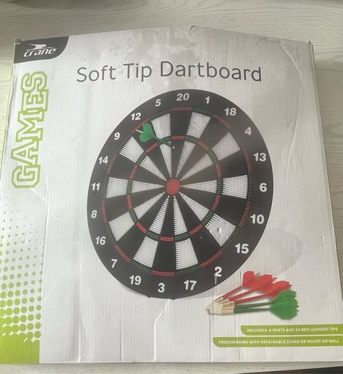 Soft tip dartboard