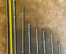 Heavy duty galvanised Long eye bold