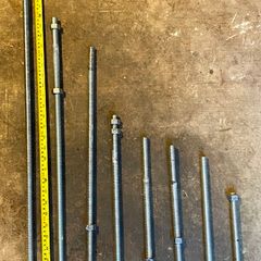 Heavy duty galvanised Long eye bold