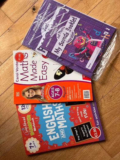 English and Maths workbooks