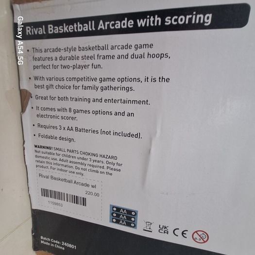 Basketball Arcade Game