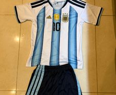 Argentina Kids Football World cup messi shirt Age 10-11