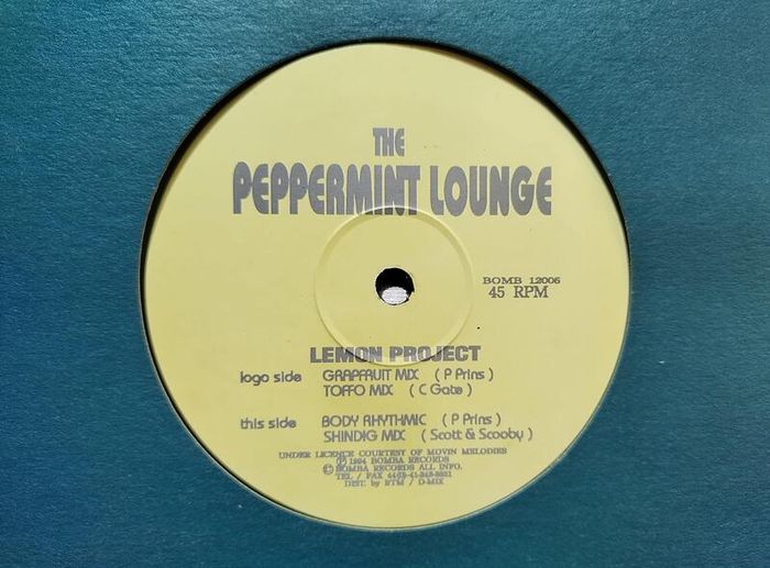 Peppermint Lounge - Lemon Project - Bomba Records - Quintessential SIDES Dublin CLASSIC! CLOSE to Near MINT!!