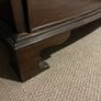 Traditional dark wood chest of drawers Image 3