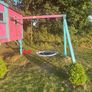 Treehouse, 2 swings, climbing frame and slide Image 2