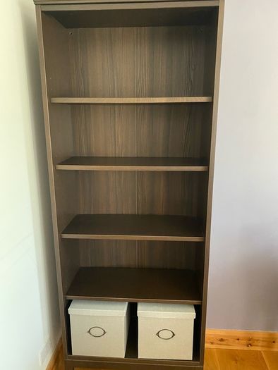 IKEA Bookcase black oak effect