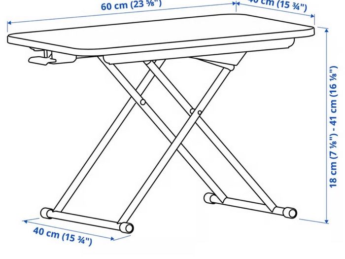 Foldable laptop stand
