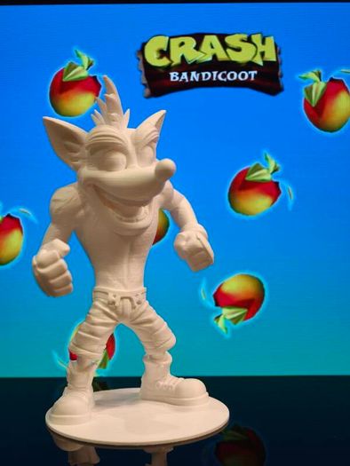 3D Printed Crash Bandicoot (PS1) Figurine