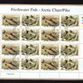 2001 Ireland Freshwater Fish (Perch, Arctic Charr, Pike & Bream) Commemorative Stamp Sheetlet Plate 1A1A1A1A Fine Used with Dublin CDS cancel of 9th October 2001 (First day of issue) on envelope extract Image 3