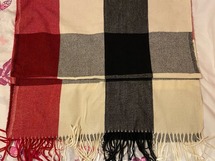 Cream/Red/Black/Grey/Pink Oversized Scarf Shawl Pashmina