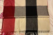 Cream/Red/Black/Grey/Pink Oversized Scarf Shawl Pashmina