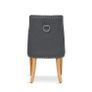 Barhorst Fabric Upholstered Side Chair in Grey Image 2