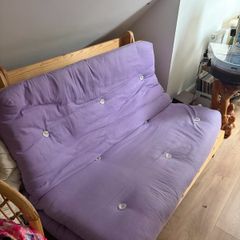 Sofa bed purple