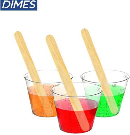 1oz Plastic Medicine Cups Bulk Pack of 100, For Epoxy Mixing , Resin Mixing and Paint Mixing - 1 Ounce (30ml) Disposable Graduated Plastic Cups for Pills and medication (FREE POSTAGE)