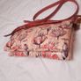 Liberty by Gionni Pink Floral Crossbody Bag Real Leather Trim Image 6