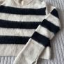 H&M Striped Mohair/Wool Blend Sweater / Knit / Jumper - Size XS Image 3