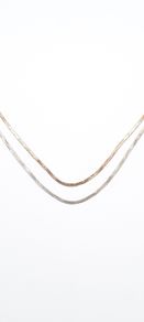 Double Stranded Italian Silver Chain