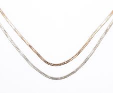 Double Stranded Italian Silver Chain