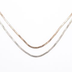 Double Stranded Italian Silver Chain