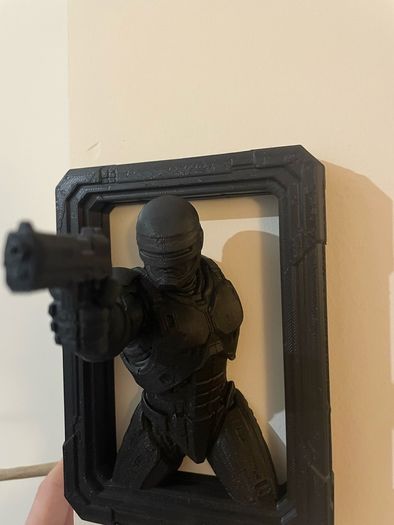Robocop 3d wall art