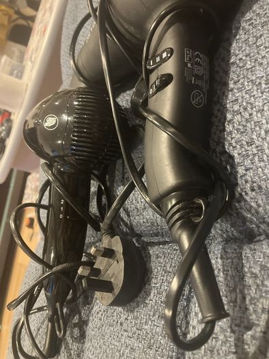 2 used hairdryers Revlon & Boots