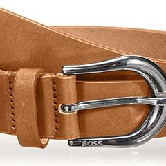 HUGO BOSS Women's Carol Leather Belt, Size 80 / S