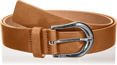 HUGO BOSS Women's Carol Leather Belt, Size 80 / S