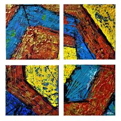 Abstract Primary Dimensions, A Quadruplet in Color
