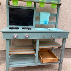 Outdoor play kitchen