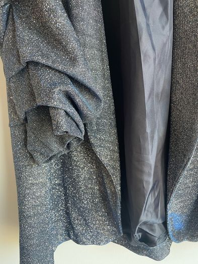 Pixie Daisy open style blazer metallic effect size 14