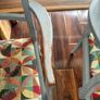 Grey wooden chairs Image 7