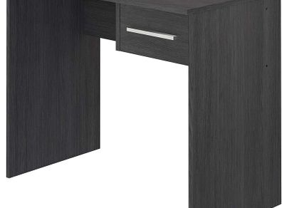 Inari Computer Desk with 1 drawer, Home Office table, 50 x 90 x 73 cm, Dark Grey