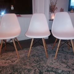 ikea white dining chairs