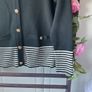 cardigan Bnwt size small gallery black cardigan with gold buttons Image 2