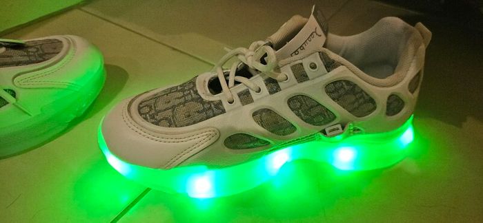 Kids Shoes with rechargeable Led lights multiple colours