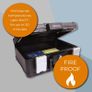 A4 Fire & Waterproof Security Chest Box Suitcase UL Certified Lockable Image 5