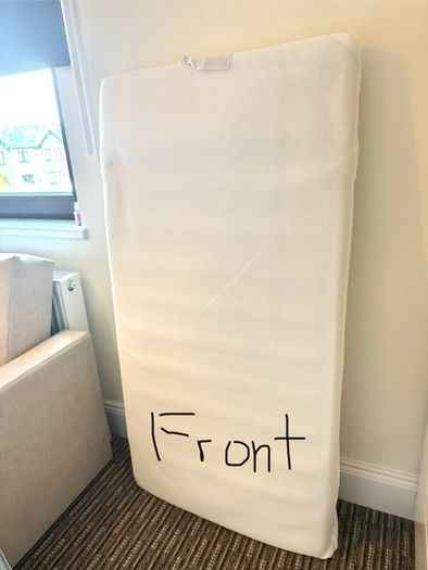 Franklin cot/daily bed + mattress